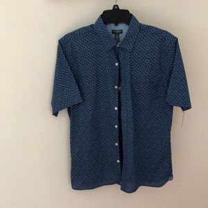 Van Heusen Blue Casual Button Down Shirt